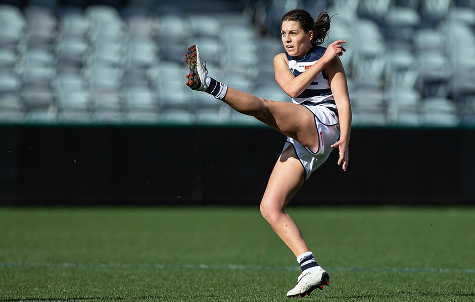 2019_06_22_VFLW_HERO.png Danielle Orr kicked a game-high three goals. - Geelong Cats